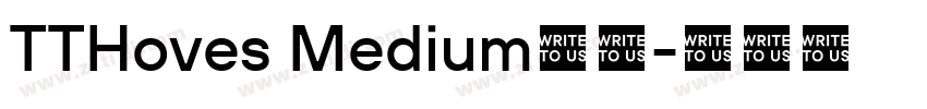 TTHoves Medium字体字体转换